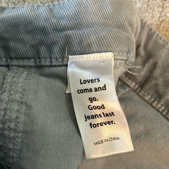 PACSUN BABY BLUE CORDUROY PANTS SIZE 27 - Picture 8 of 12